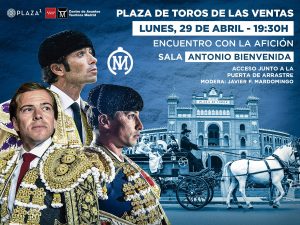 Robleño, Cortés y Espada, encuentro con los aficionados en Las Ventas