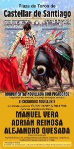 Novillada con picadores en Castellar de Santiago