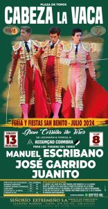 Corrida de toros en Cabeza la Vaca el 13 de julio