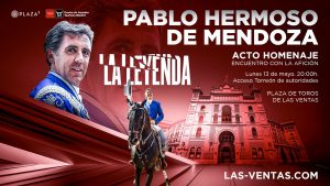 Pablo Hermoso de Mendoza, encuentro con los aficionados en Las Ventas