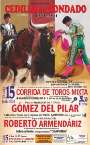 Cedillo del Condado programa una corrida mixta