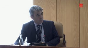 Victorino Martín interviene en la Asamblea de Madrid