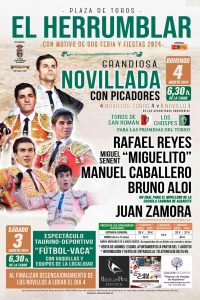 Novillada con picadores en El Herrumblar