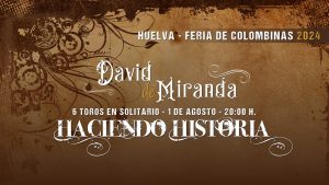 David de Miranda presenta los seis toros de su cita en solitario de Colombinas