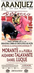 Cerrado el cartel de la corrida goyesca del Motín de Aranjuez