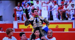 Puerta grande para Jesús Enrique Colombo con los 'Miuras' en Pamplona