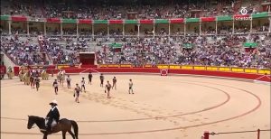 Suspendida por lluvia la novillada de Pamplona