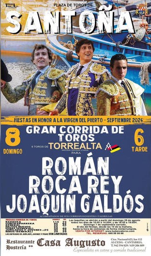 Santoña programa una interesante corrida de toros para el 8 de septiembre