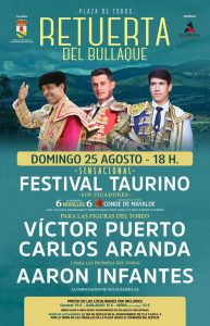 Atractivo festival taurino en Retuerta del Bullaque