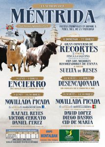 Dos novilladas picadas y un concurso de recortes en Méntrida