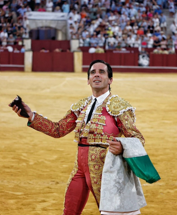 Oreja para Juan Ortega en la despedida de Ponce de Málaga