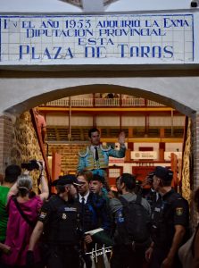 A hombros Daniel Luque en Ciudad Real