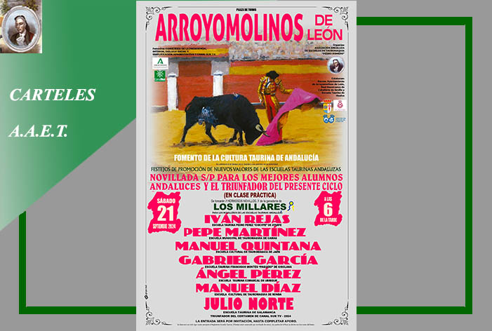 Julio Norte, triunfador del XXX Ciclo, entra en la novillada de Arroyomolinos de León