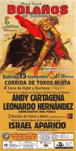Corrida de toros mixta en Bolaños de Calatrava