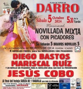 Novillada con picadores en Darro