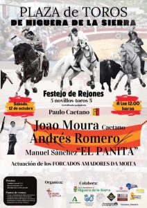 Festejo de rejones en Higuera de la Sierra