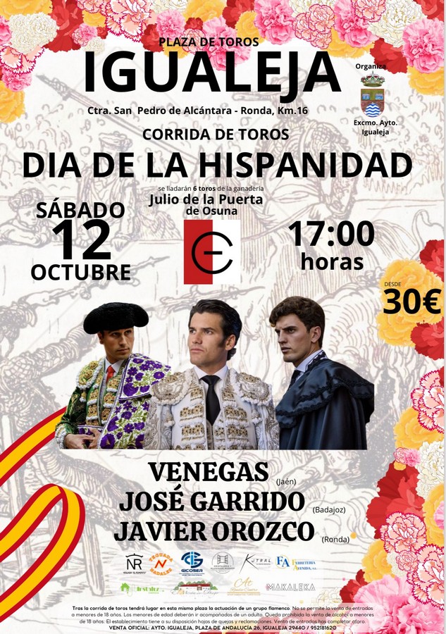 Igualeja celebrará con una corrida de toros el Día de la Hispanidad