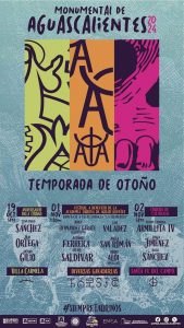 Temporada de Otoño en la Monumental de Aguascalientes