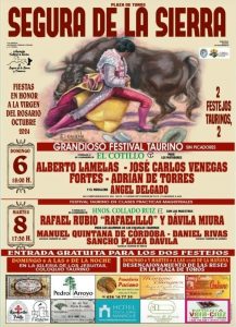 Segura de la Sierra remata los carteles de sus tradicionales festivales taurinos