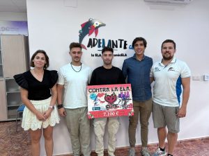 Ángel Téllez, solidario a favor de los afectados por la ELA