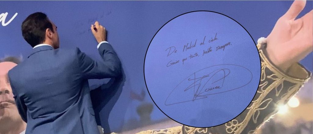 Enrique Ponce: "De Madrid al cielo. Gracias por tanto"