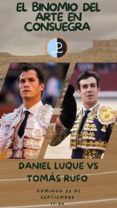 Spot promocional del mano a mano de este domingo en Consuegra