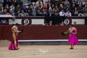 Perera y Emilio de Justo puntúan en el cierre del año en Madrid