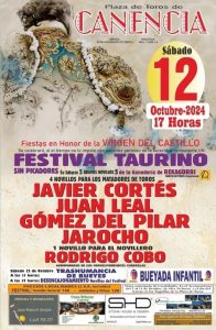 Festival taurino sin picadores en Canencia