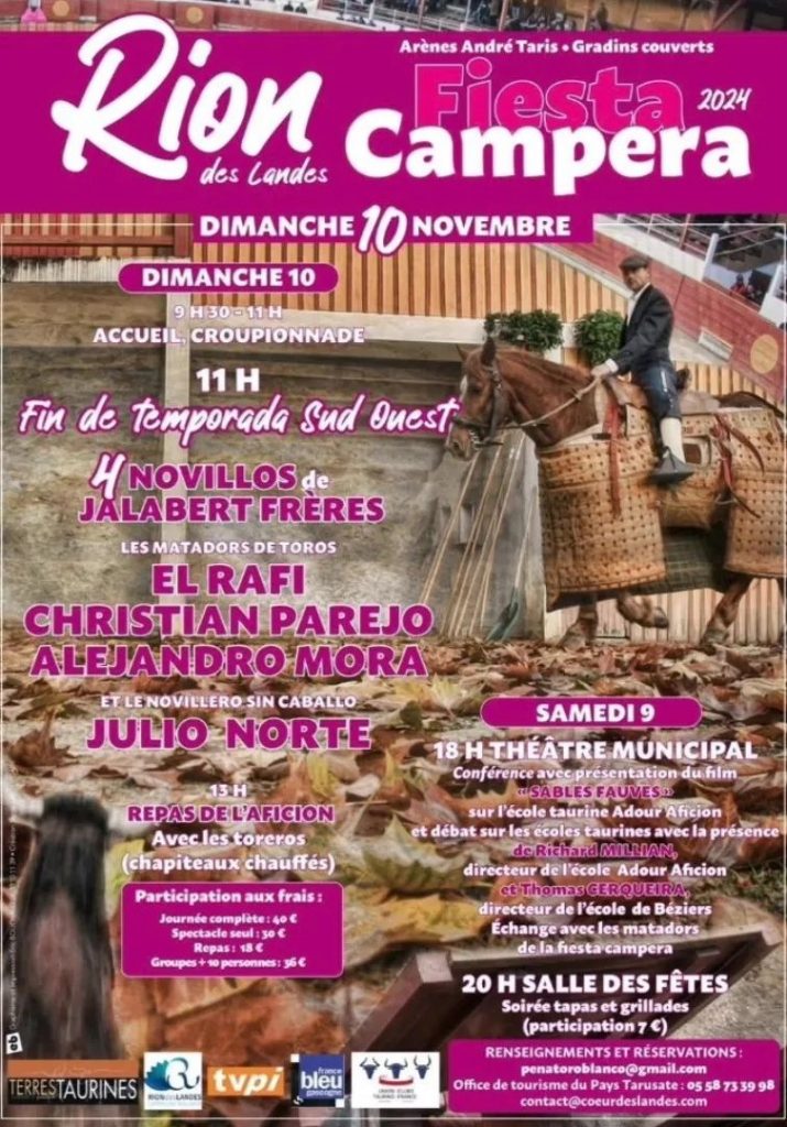 Fiesta campera en Rion-des-Landes