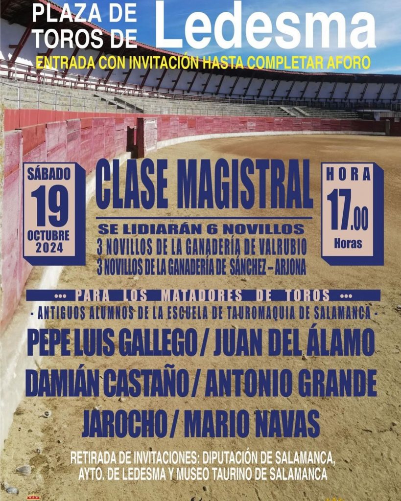 Clase magistral en Ledesma