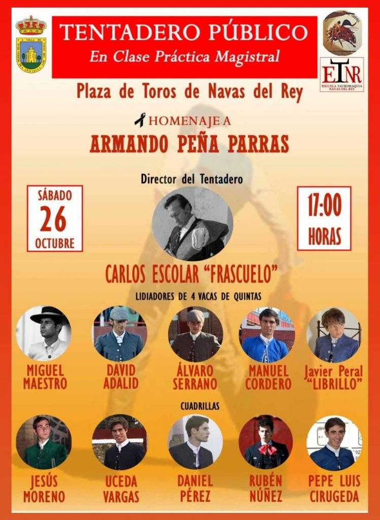 Tentadero público en Navas del Rey