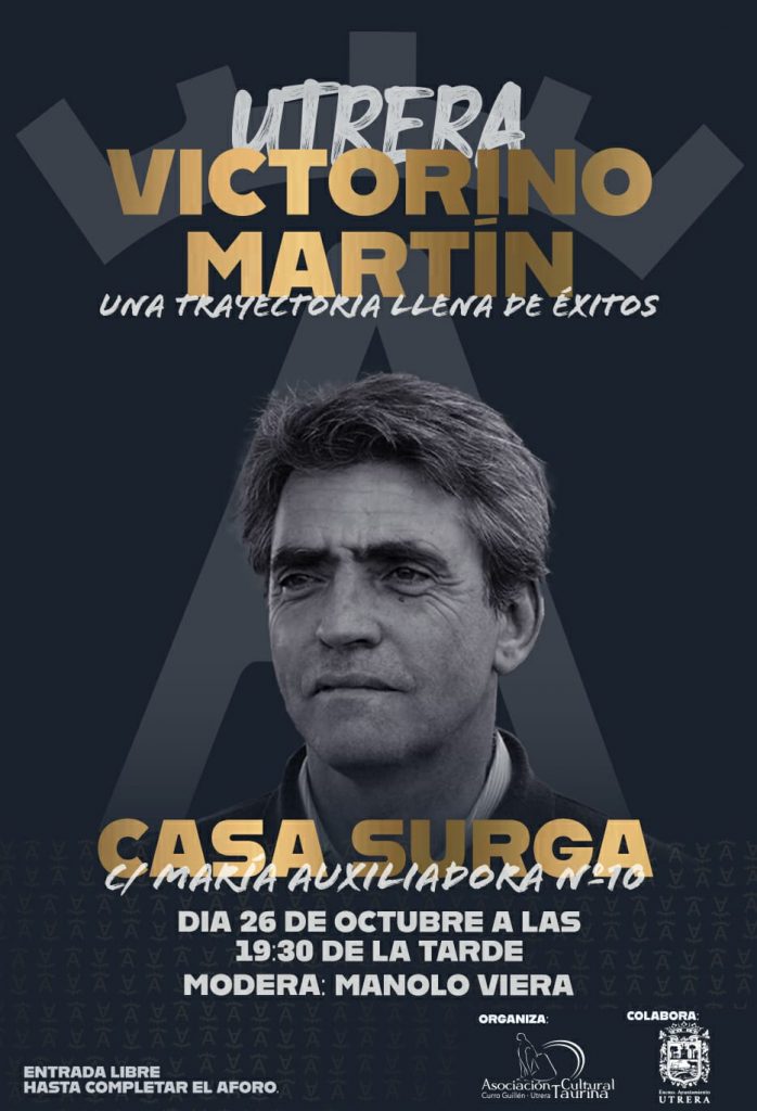 Victorino Martín, con la afición de Utrera