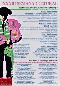 XXXIII Semana Cultural Taurina en Almodóvar del Campo
