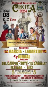 Festival taurino benéfico en Chota