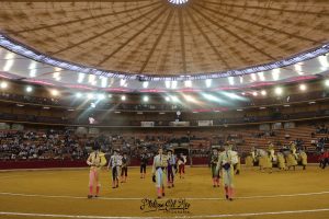 La terna de novilleros pasea una oreja en Zaragoza