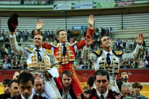 Triple puerta grande en Jaén