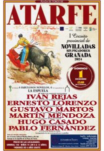 Atarfe celebrará una novillada sin picadores el 1 de diciembre