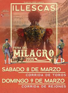 Cartel con un toque de toreo antiguo para la Feria del Milagro