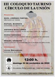 Grazalema celebrará este domingo su III Coloquio Taurino