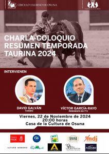 Coloquio resumen de la temporada 2024 en Osuna