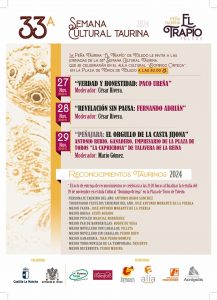 La Peña Taurina 'El Trapío' define su 33ª Semana Cultural