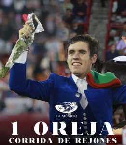 Triunfo de Guillermo Hermoso de Mendoza en La México