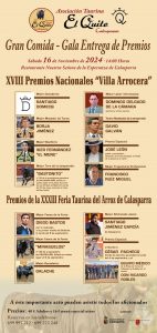 Gala de entrega de premios en Calasparra