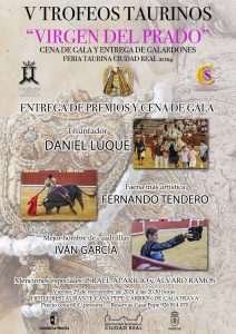 V Trofeos Taurinos Virgen del Prado en Ciudad Real