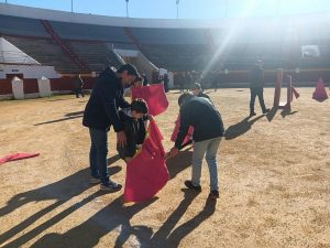 La plaza de toros de Daimiel se llena de la ilusión de los niños