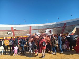 La plaza de toros de Daimiel se llena de la ilusión de los niños