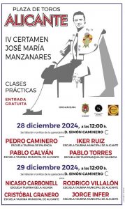 IV Certamen José María Manzanares en la plaza de Alicante