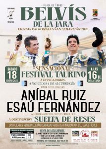 Belvís de la Jara programa un festival taurino para el 18 de enero