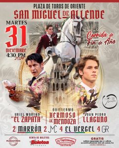 Corrida de fin de año en San Miguel de Allende