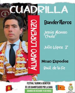 Orden de lidia para esta tarde en Villaseca de la Sagra